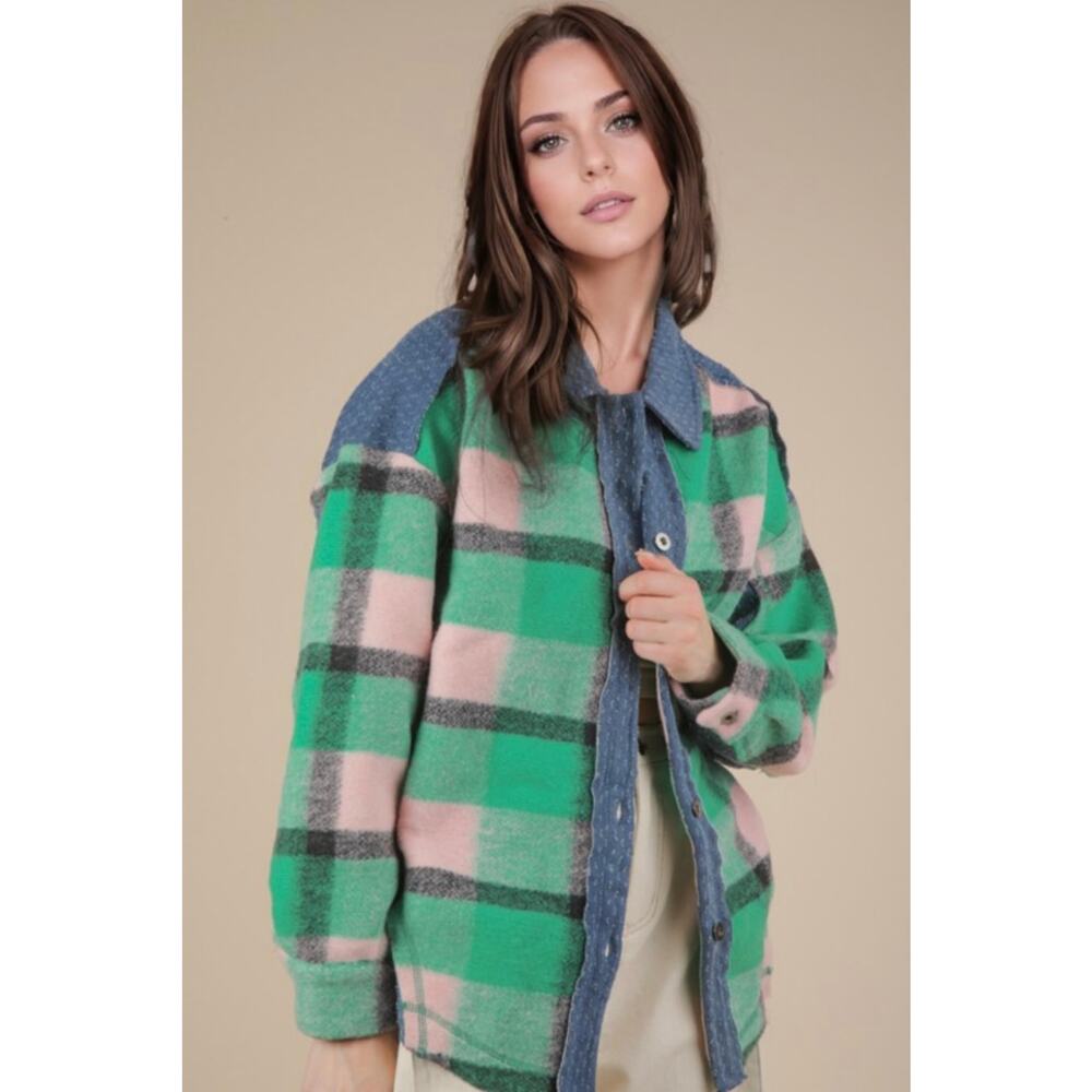 Very J - Button Down Shacket - image 2